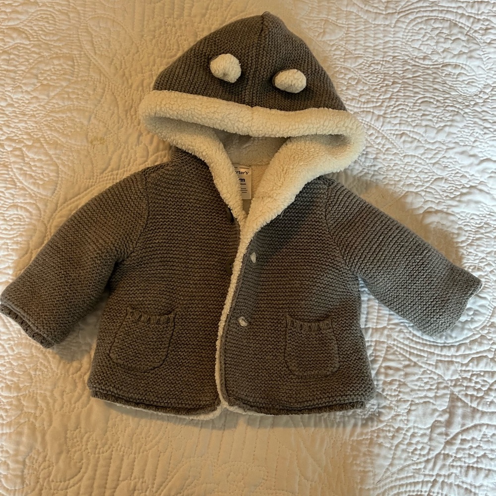 Carters infant button up sweater